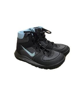 Boys NIKE ASG gray / light blue shoes size 6Y booties